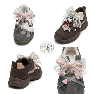 shoes charms — meshy-edit view
